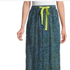 Free People Sleepin In Chiffon Wide-Leg Pants
